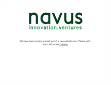 Tablet Screenshot of navus.ch